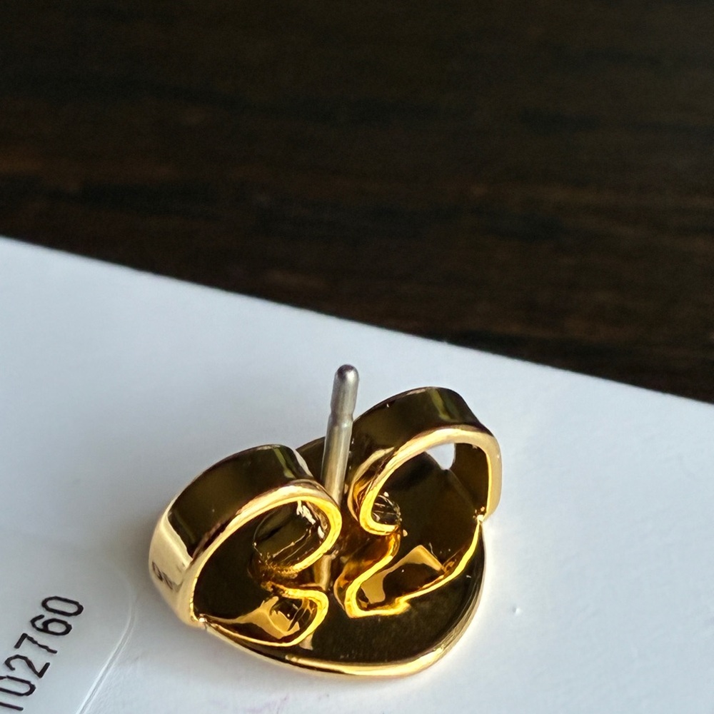 kate spade gold-tone floral cluster stud earrings - Picture 9 of 11